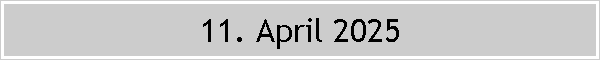 11. April 2025