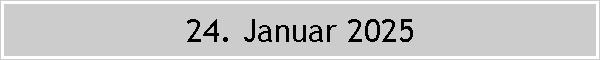 24. Januar 2025