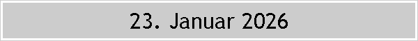 23. Januar 2026